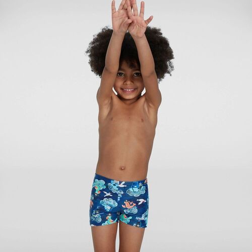 Speedo Toddler Boys Swimwear Topsy Turvy Pirate Aquashort, Toddler Swimwear [Size: 4]