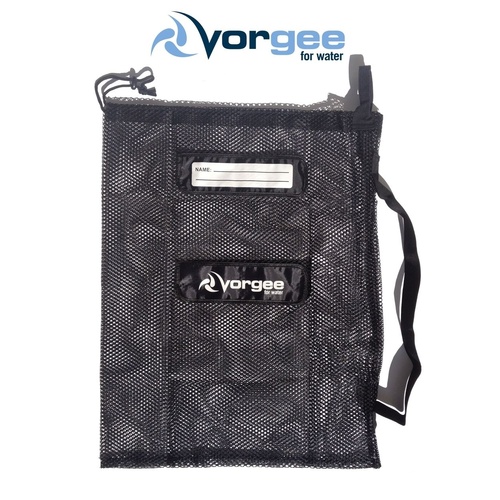 VORGEE SWIMMING BAG MESH BLACK 60cm x 50cm / SWIM BAG MESH