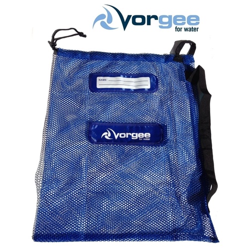VORGEE SWIMMING BAG MESH BLUE 60cm x 50cm / SWIM BAG MESH
