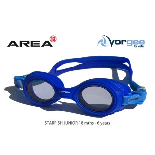 Vorgee Starfish Junior Swimming Goggles, Blue - Childrens Goggles