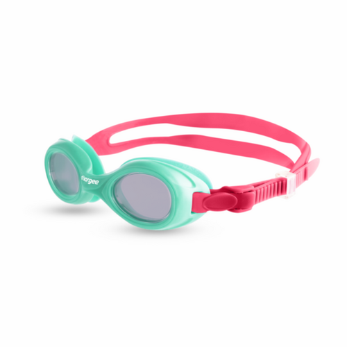 Vorgee Starfish Junior Swimming Goggles, Aqua/Cherry Red - Childrens Goggles