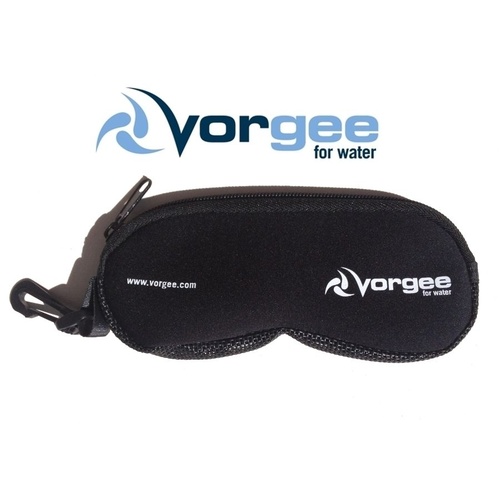 VORGEE GOGGLE POUCH BLACK, GOGGLE BAG, SWIMMING GOGGLES BAG