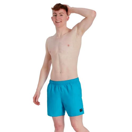 Speedo Men's Prime Leisure 16" Watershort - Pool Blue - Men's Swim Shorts [Size: Small]