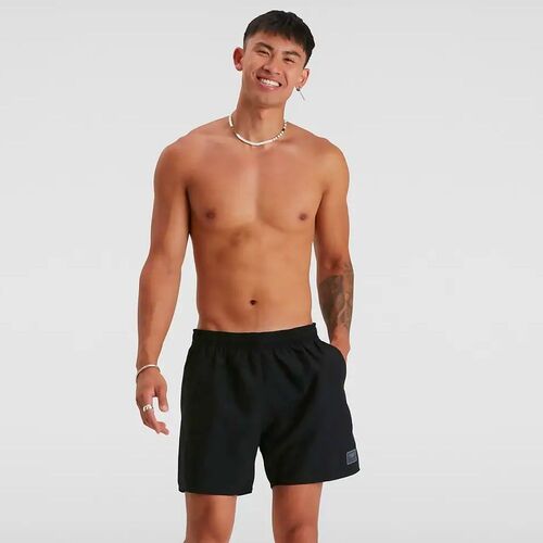 Speedo Men's Prime Leisure 16" Watershort - Black - Men's Swim Shorts [Size: Small]