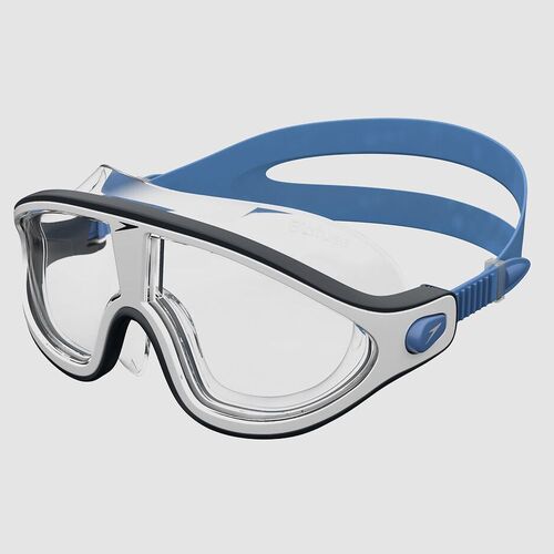 Speedo Adult Biofuse Rift Swimming Mask Bondi Blue/White/Clear,  Swimming Goggles