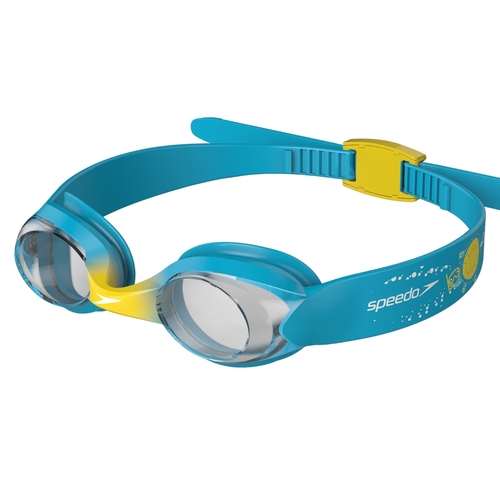 Speedo Sea Squad Illusion Goggle Blue/Yellow, Junior 2-6 Yrs, Childrens Swimming Goggles