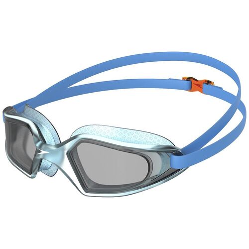 Speedo Hydropulse Junior Swimming Goggles 6 - 14 years,  Pool Blue, Chilli Blue