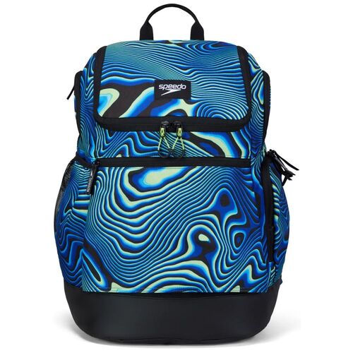 Speedo Teamster 2.0 Rucksack 35L, Teamster Backpack Swirly Whirly, Swim Bag, Swimming Backpack