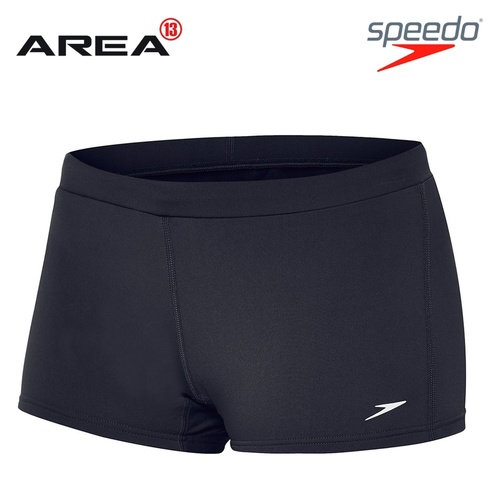 Speedo Women's Boyleg Shorts - Black , Women's Swimming Shorts [Size: 8]