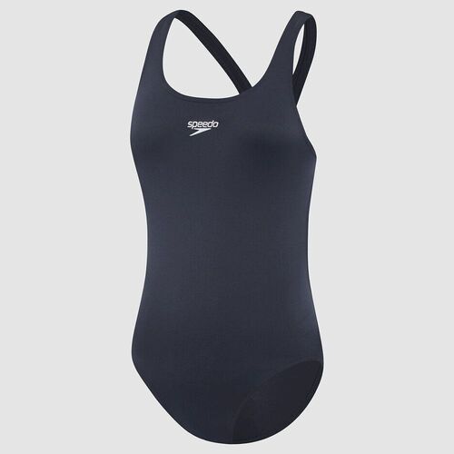 Speedo Girls Endurance+ Leaderback One Piece Speedo Navy Girls Full Piece Swimwear [Size: 10]