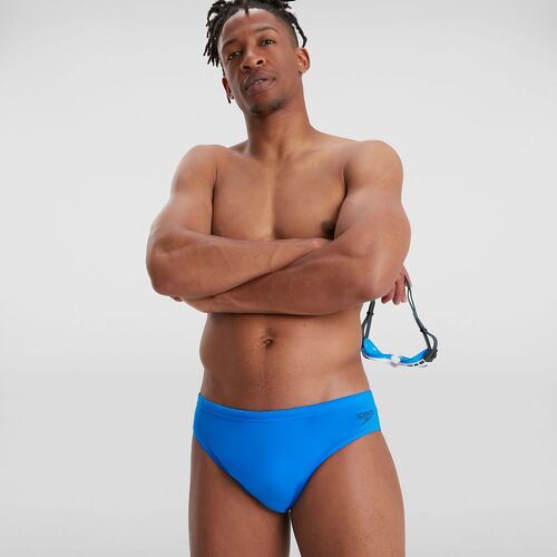 Speedo Men's Eco Endurance+ 7cm Brief Swimwear - Bondi Blue [Size: 12]