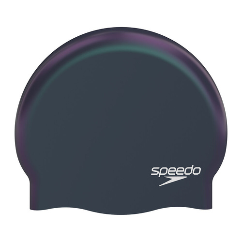 Speedo Plain Moulded Silicone Swim Cap - Dusk Purple , Silicon Swimming Cap, Swim Caps