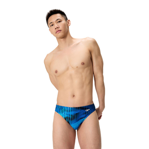 Speedo Men's Linear Lava Brief Swimwear - Team Royal Blue [Size: 12]