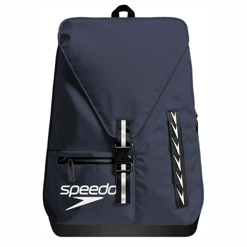 Speedo Vanquisher Bag 35L Backpack, Swim Bag, Swimming Backpack - Medieval Blue