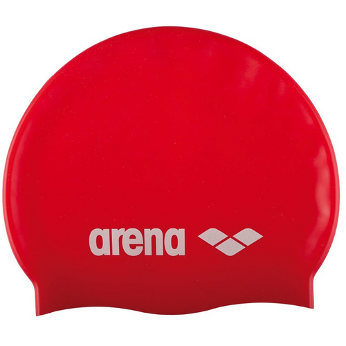 Arena Classic Silicone Swim Cap Red, Swimming Cap, Silicone Swim Cap
