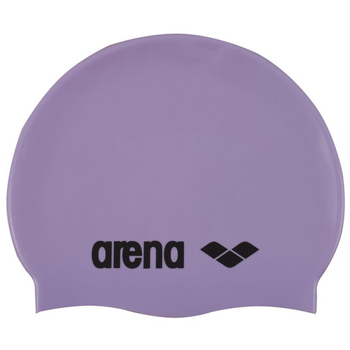 Arena Classic Silicone Swim Cap Lavender, Swimming Cap, Silicone Swim Cap