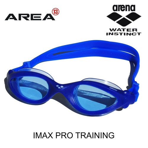 ARENA IMAX PRO SWIMMING  GOGGLES, BLUE, TRIATHLON GOGGLES