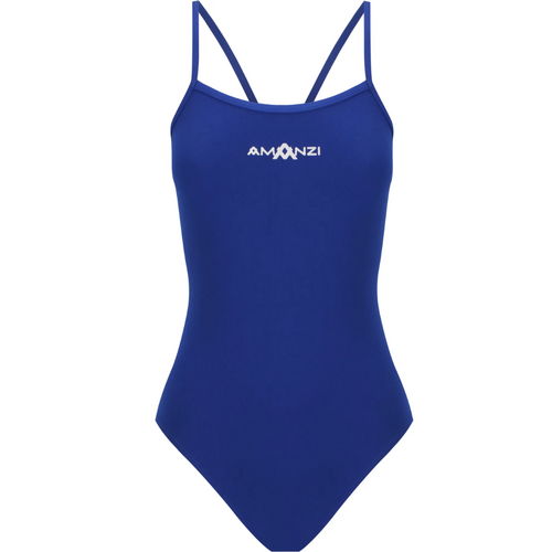 Amanzi Women's Proback One Piece -  Ladies Swimwear - Sapphire [Size: 8]