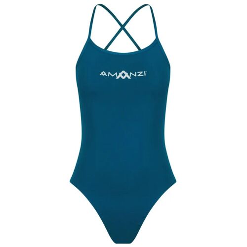 Amanzi Neptune Tie Back Girls One Piece Swimwear, Girls Swimwear [Size: 10]
