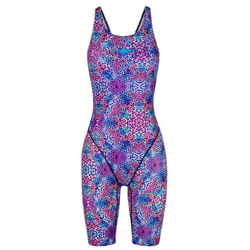 Amanzi Feline Wild Kneelength Girls Swimwear, Girls Leg Suit Swimwear [Size: 8]