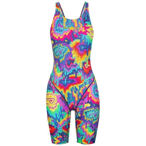 Amanzi Euphoria Kneelength Girls Swimwear, Girls Leg Suit Swimwear [Size: 8]