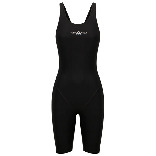 Amanzi Acceler8 Rize Kneelength - Jet - Ladies Leg Suit [Size: 10]