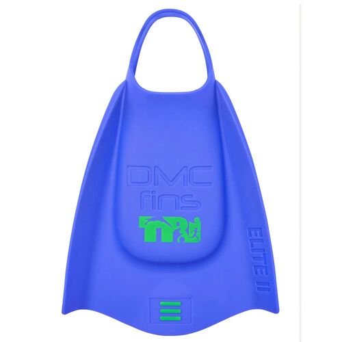 DMC ELITE 2 Tri Swim Fins Indigo Blue - Swimming Training Fins / Swimming Flippers [Size: Small]