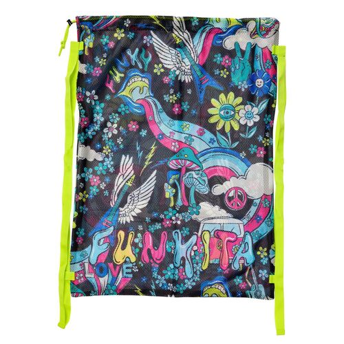 Funkita Hippy Dippy Mesh Swim Bag, Mesh Equipment Bag, Training swim Bag