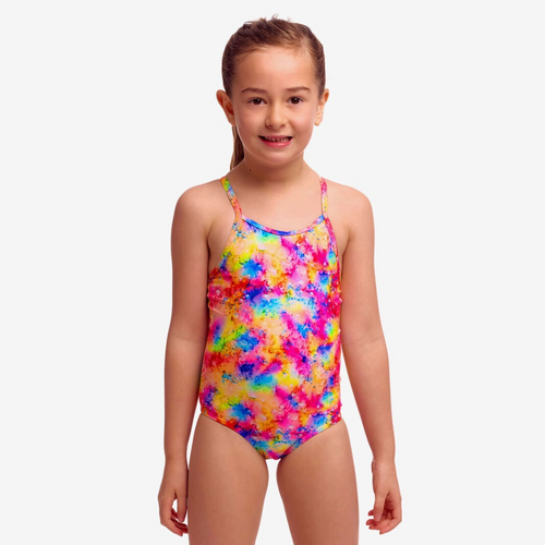 Funkita Dry Me ECO Toddler Girls Printed One Piece Swimwear, Toddler Girls One Piece Swimwear [Size: 4]