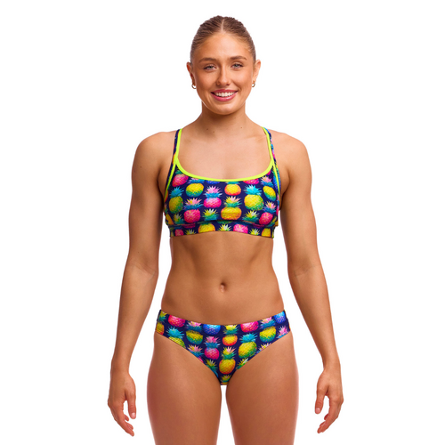 Funkita Women's Pine Gap ECO Sports Bikini Two Piece Swimwear,  Ladies Two Piece Swimsuit