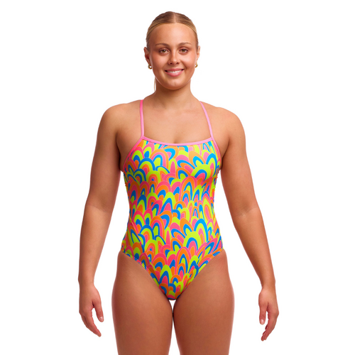 Funkita Hillary Puff ECO Single Strap One Piece Women's Swimwear, Ladies Swimsuit [size: 8]