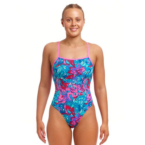 Funkita Women's Manga Mad ECO Strapped In One Piece Swimwear, Women's Swimsuit [Size: 10]