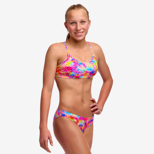 Funkita Girls Dry Me ECO Racerback Two Piece Swimwear, Girls Two Piece Swimsuit [Size: 12]