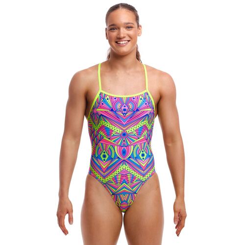 Funkita Stellar Stars Tie Me Tight One Piece Women's Swimwear, Ladies Swimwear [Size: 8]