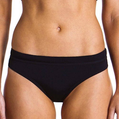 Funkita Ladies Still Black Sports Brief, Women's Swimwear  [Size: 8]
