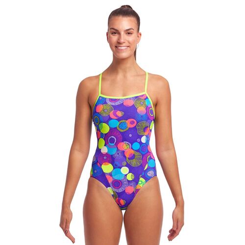 Funkita Women's Love Bite Single Strap One Piece Swimwear, Women's Swimsuit [Size: 8]