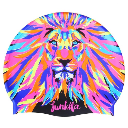Funkita Pride Power Swim Cap, Swimming Cap, Silicone Swim Cap