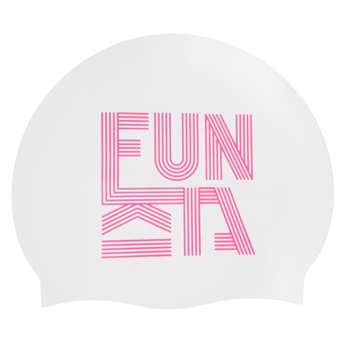 Funkita Lined Up Swim Cap, Swimming Cap, Silicone Swim Cap, Swimming Gear
