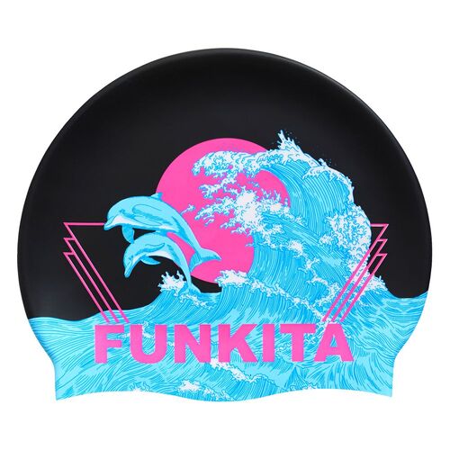 Funkita Dolph Lundgren Swim Cap, Swimming Cap, Silicone Swim Cap
