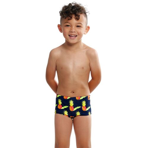 Funky Trunks Toddler Boys Golden Circle Printed Swimming Trunks, Boys Swimwear [Size: 3]
