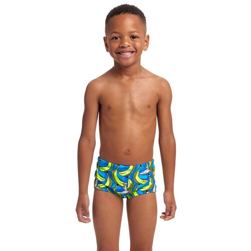 Funky Trunks Toddler Boys B1 Printed Swimming Trunks, Boys Swimwear [Size: 4]