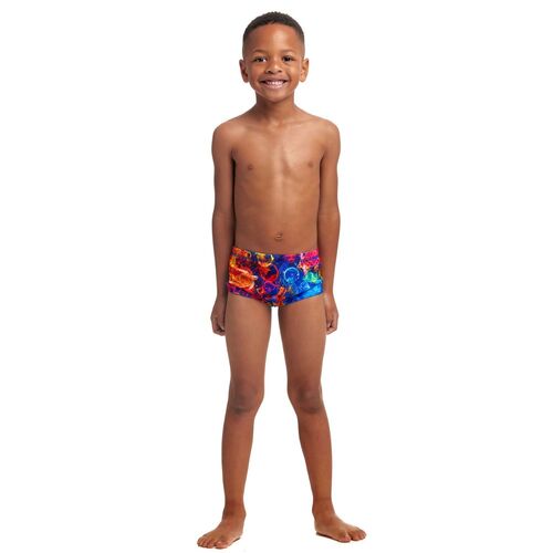 Funky Trunks Toddler Boys Ocean Galaxy Printed Swimming Trunks, Boys Swimwear [Size: 3]