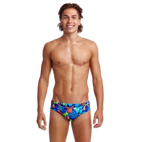 Funky Trunks Men's Slothed Classic Brief Swimwear, Men's Swimsuit [Size: L]