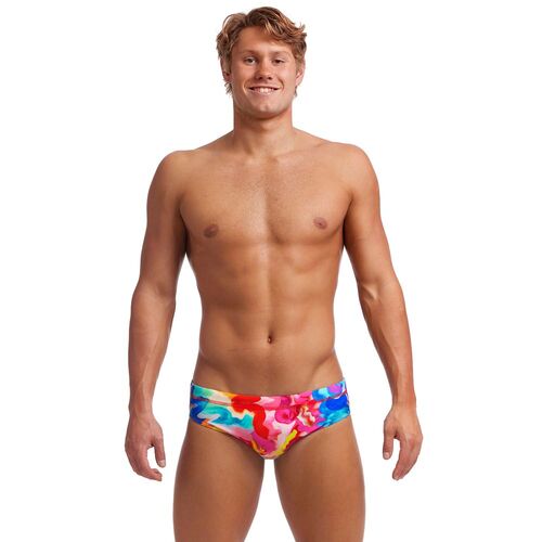 Funky Trunks Men's Messy Monet Classic Brief Swimwear, Men's Swimsuit [Size: S]