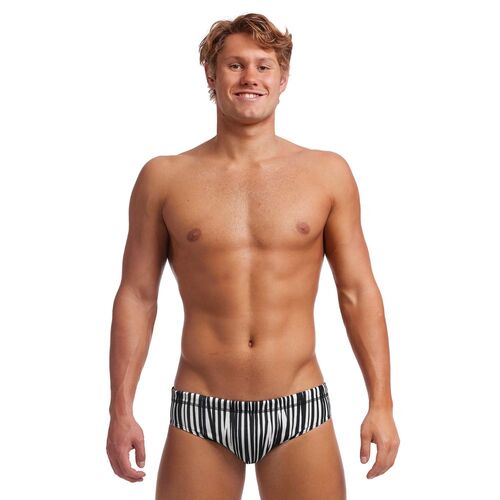 Funky Trunks Men's Stick Stack Classic Brief Swimwear, Men's Swimsuit [Size: M]