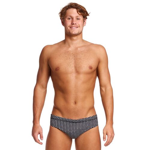 Funky Trunks Men's Star Studded Classic Brief Swimwear, Men's Swimsuit [Size: L]
