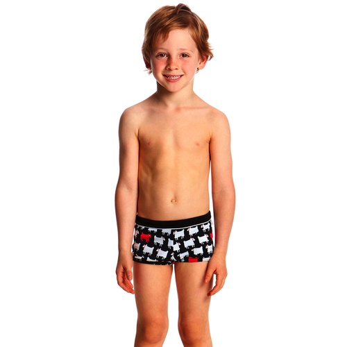 FUNKY TRUNKS TODDLER BOYS ANGRY RAM SQUARE TRUNK SWIMMING , BOYS SWIMWEAR [Size: 4]