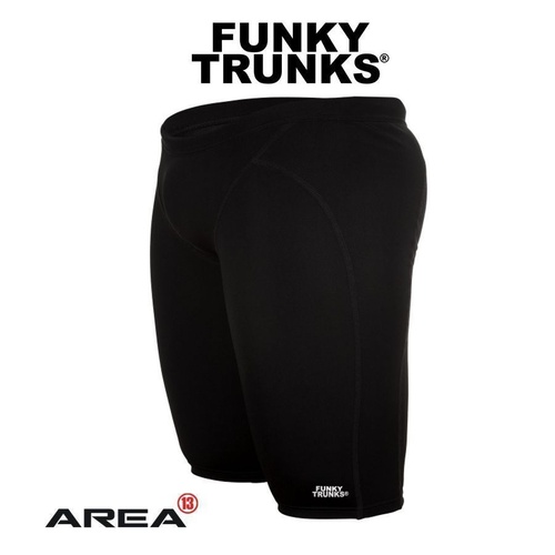 Funky Trunks Boys Jammer Still Black, Swimming Jammer, Boys  BOYS Swimwear [Size: 6]