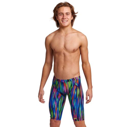 Funky Trunks Boys Rain Down Training Jammer Swimwear, Boys Swimsuit [Size: 12]