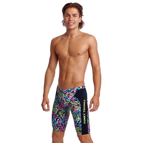Funky Trunks Men's Messed Up Training Jammers, Swimming Jammer [Size: 32]